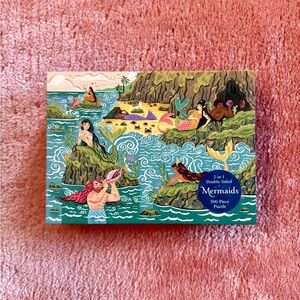 Hachette Mermaids 500-Piece Puzzle - Teal, Green, Pink, Yellow